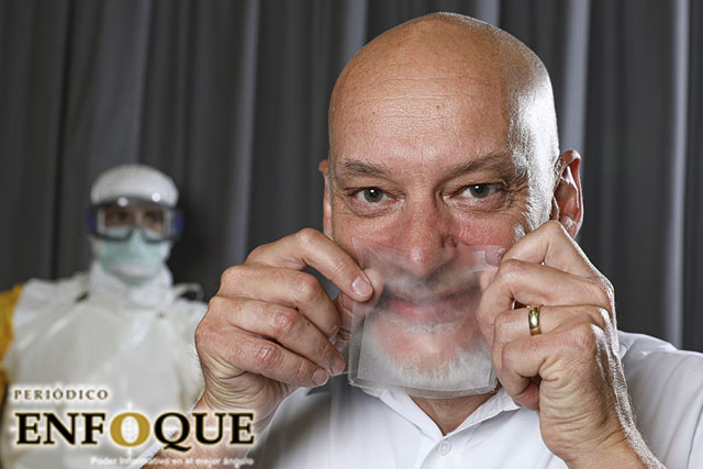 Foto: Cortesía Suizos desarrollan la primera mascarilla transparente