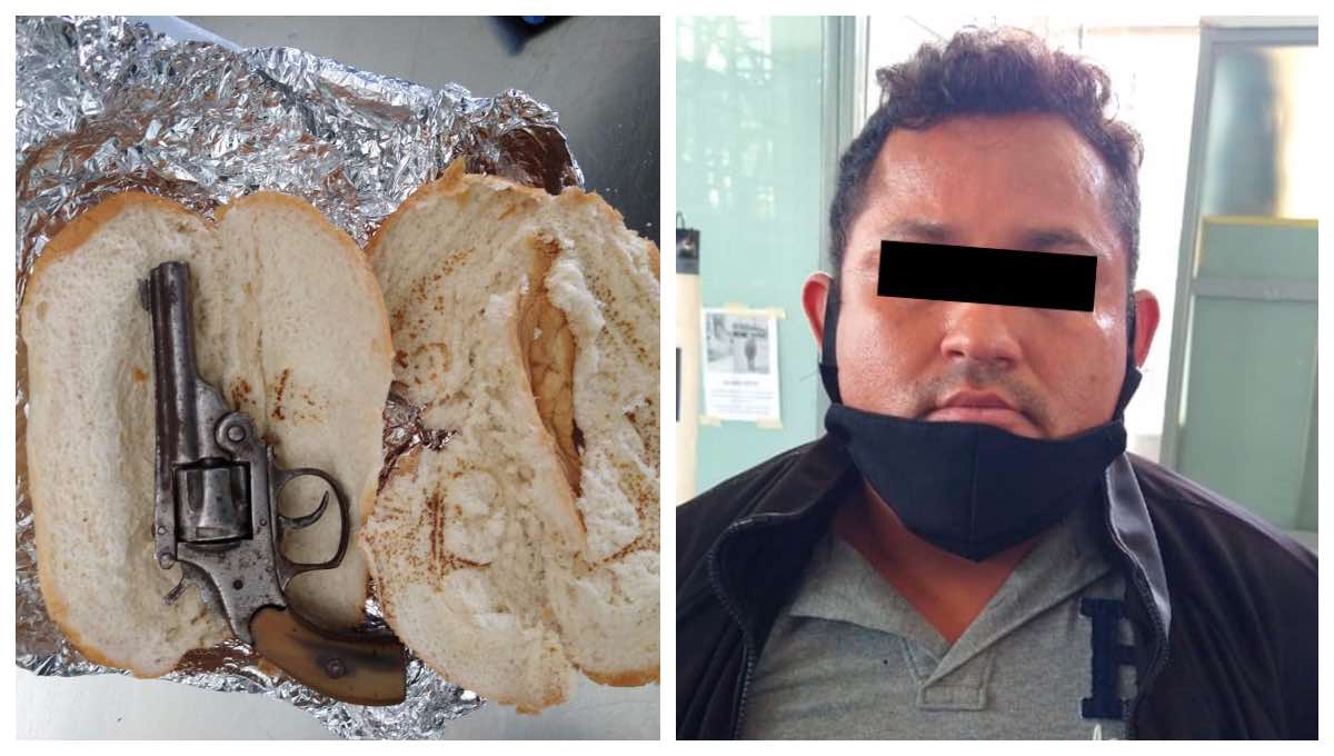 Foto: Cortesía Cosas de chilangos: Hombre es detenido en la CDMX por ocultar una pistola dentro de un bolillo