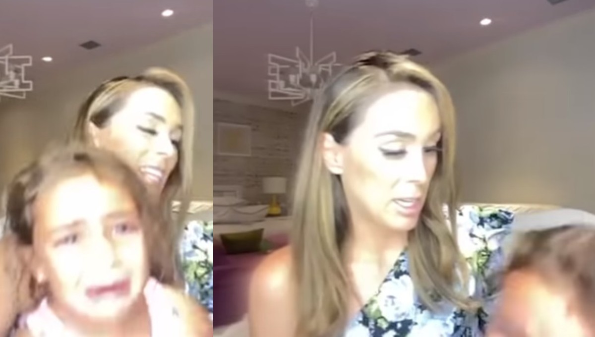 Foto: Cortesía Hija de Jacky Bracamontes la interrumpe en plena entrevista por berrinche (Video)