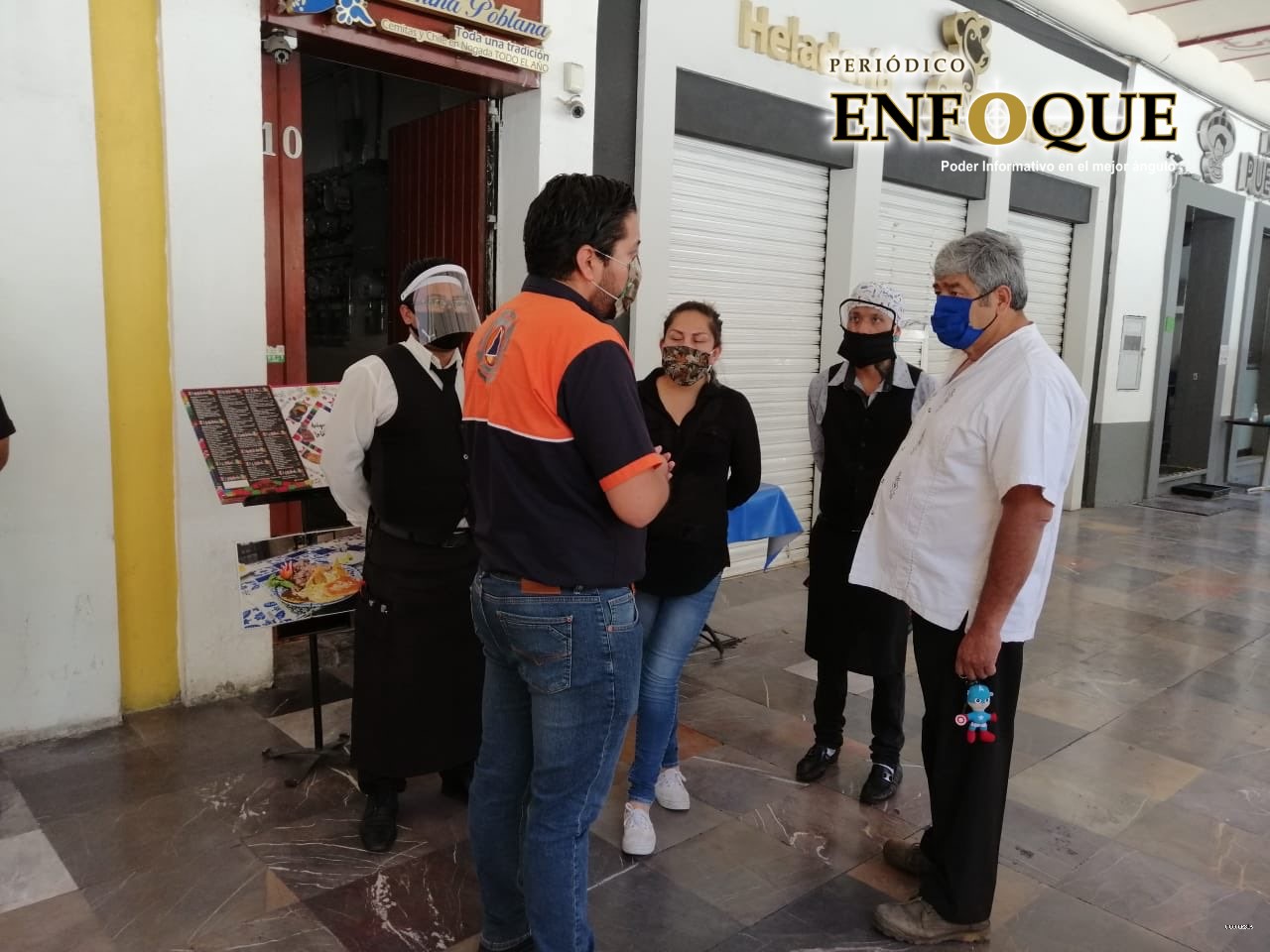 Foto: Cortesía Protección Civil pide a restauranteros ofrecer servicio sólo “para llevar”