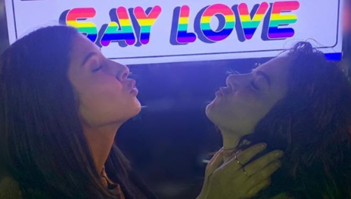 Foto: Cortesía “Amor del bueno”: ¿Silvia Navarro estrena pareja? Comparte FOTO con misteriosa mujer y logo LGBT