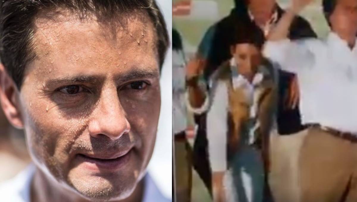 Foto: Cortesía ¿Accidente? La vez que Peña Nieto le pegó a Angélica Rivera frente a todos (Video)
