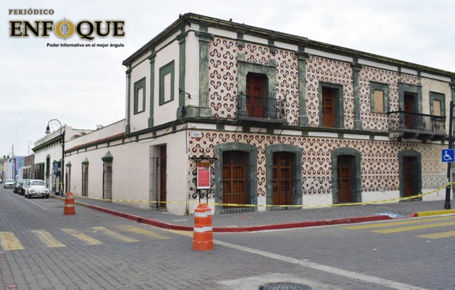 Foto: Omar Sánchez Deja daños sismo a Casa del Caballero Águila y Santuario de los Remedios en Cholula