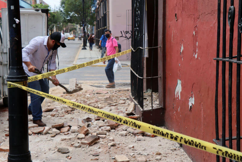 Foto: Cortesía Cinco personas muertas y daños menores en viviendas, el saldo preliminar del sismo