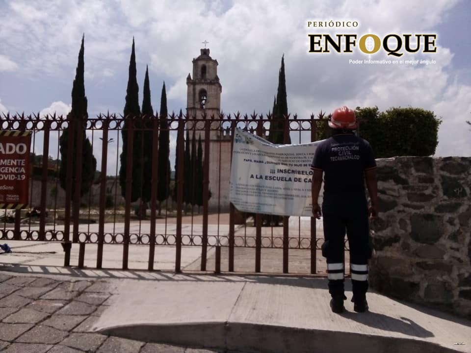 Foto: Cortesía Protección Civil de Tecamachalco realiza recorridos tras sismo