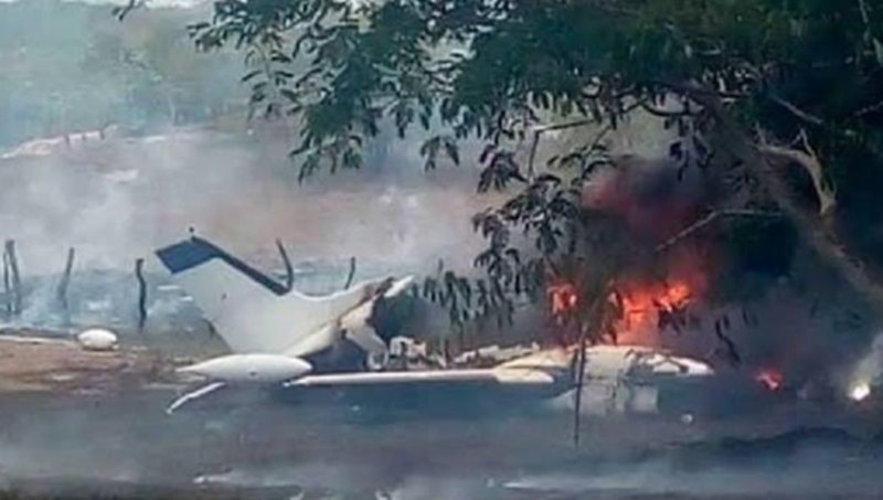 Foto: Cortesía Desplome de avioneta en Chihuahua deja 6 muertos, entre ellos tres menores de edad