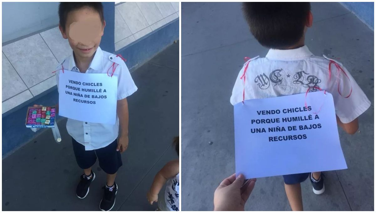 Foto: Cortesía Por burlarse de una niña de bajos recursos, mujer obliga a su sobrino a vender chicles