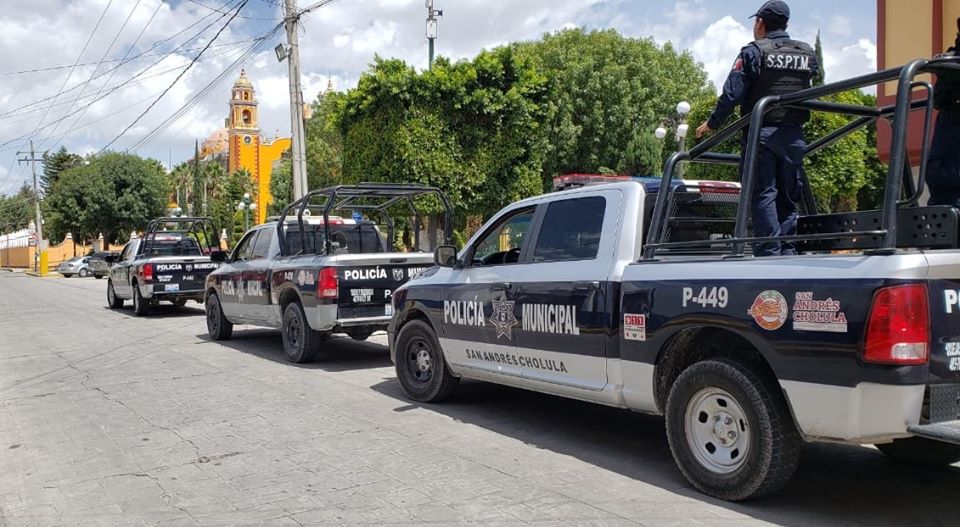 Foto: Cortesía Vigilancia y recorridos permanentes para fortalecer la seguridad en San Andrés Cholula: SSPTM