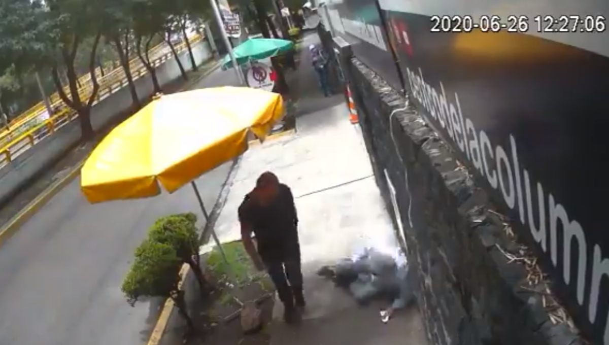 Foto: Cortesía #LordBanqueta: buscan a hombre que agrede salvajemente a personas que se atraviesan a su paso