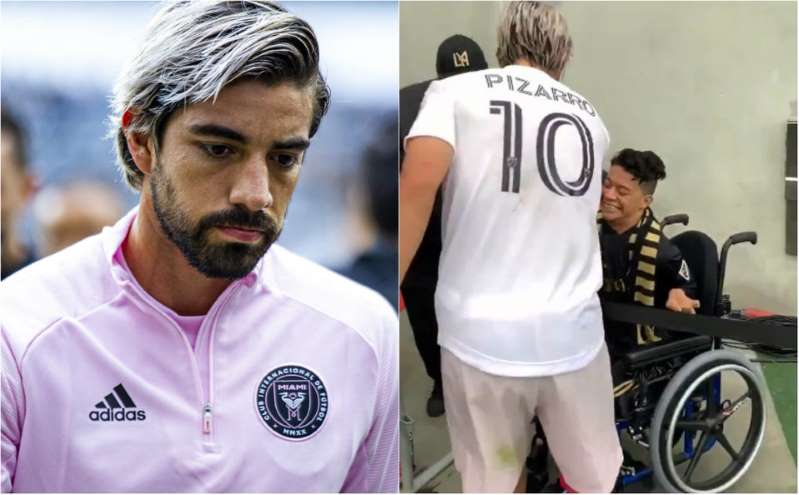Foto: Cortesía El hermoso gesto de Rodolfo Pizarro con aficionado de LAFC