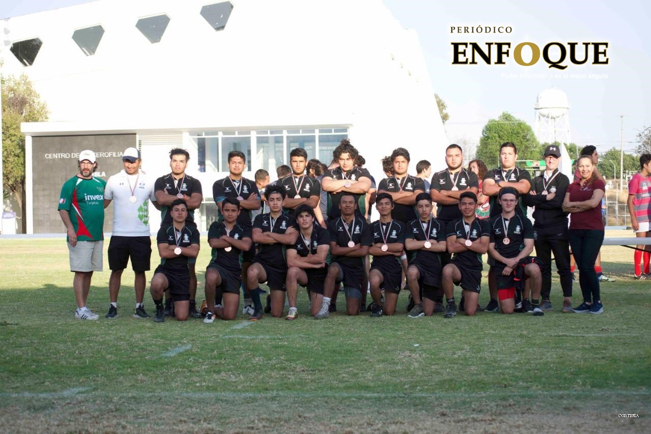 Foto: Cortesía Querétaro se coronó en el Nacional Juvenil de Rugby en Puebla