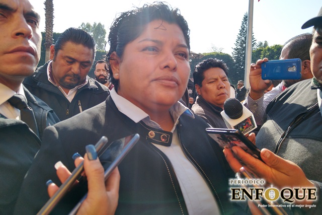 Foto: Omar Sánchez Recalca Karina Pérez que trabajará el 9 marzo a pesar de paro nacional de mujeres