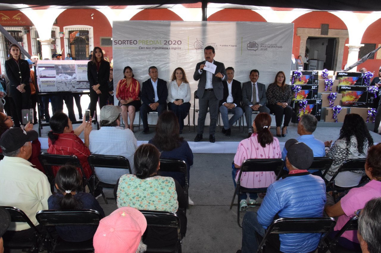 Foto: Cortesía Aumenta gobierno de San Pedro Cholula recaudación por impuesto predial