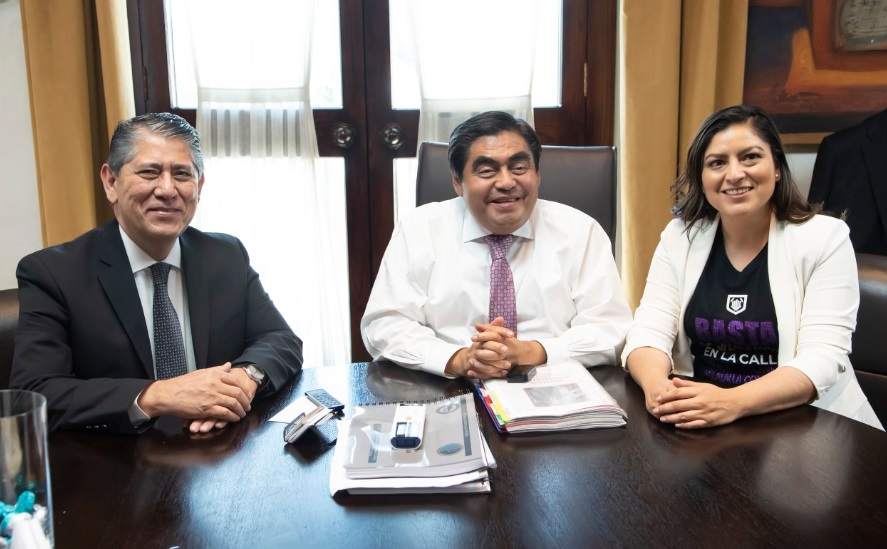 Foto: Cortesía Rivera Vivanco fortalece esquema de seguridad con Miguel Barbosa