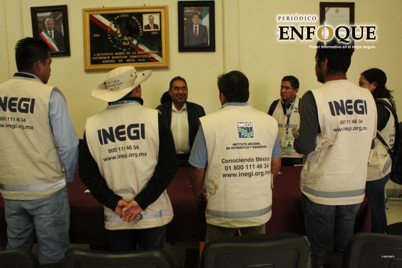 Foto: Cortesía INEGI inicia Censo de población y Vivienda 2020 en Amozoc