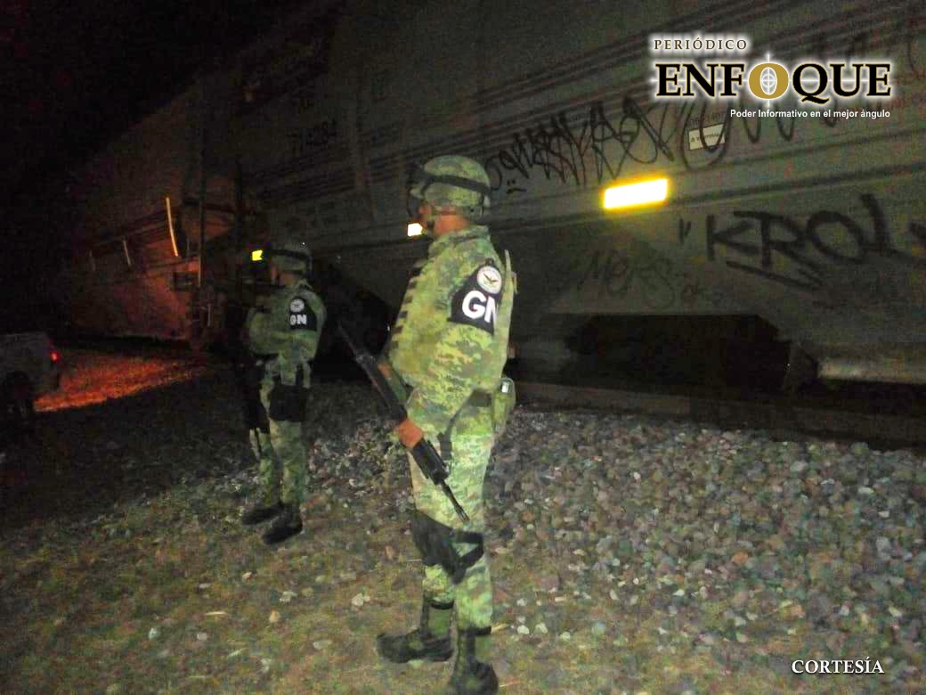Foto: Cortesía Frustra GN atraco al tren en Huamantla