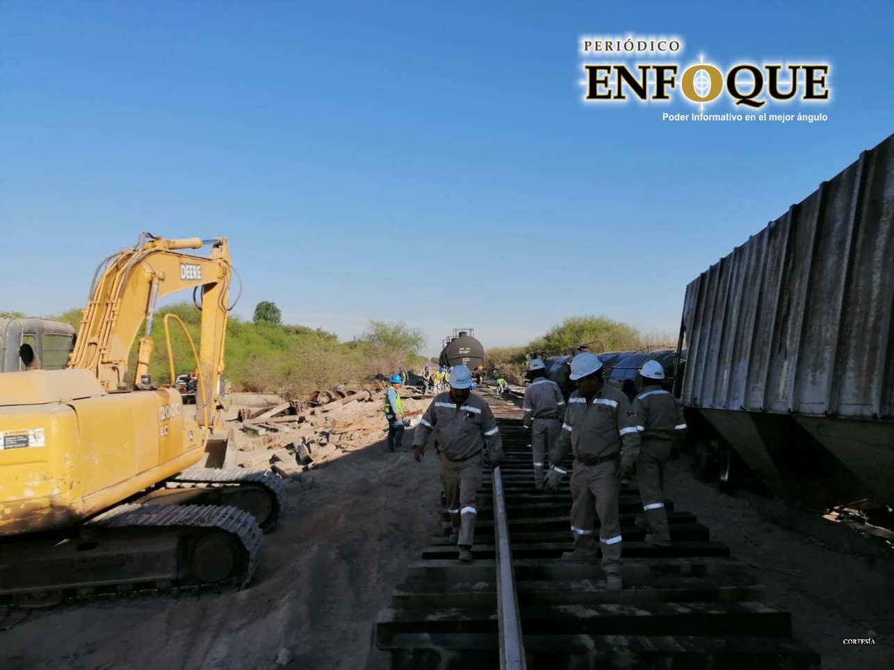 Foto: Cortesía Tras descarrilamiento de tren, suspenden clases en 20 planteles educativos