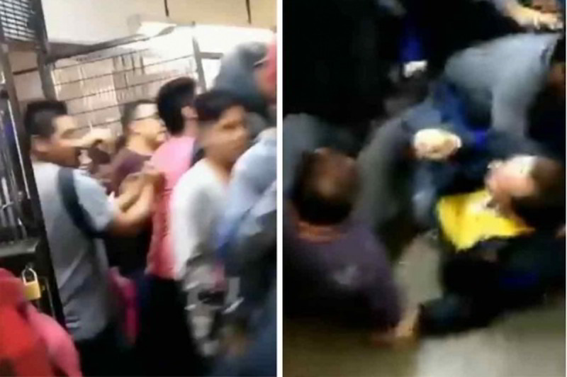 Estampida en el metro se viraliza por su paso arrollador pese a caídos