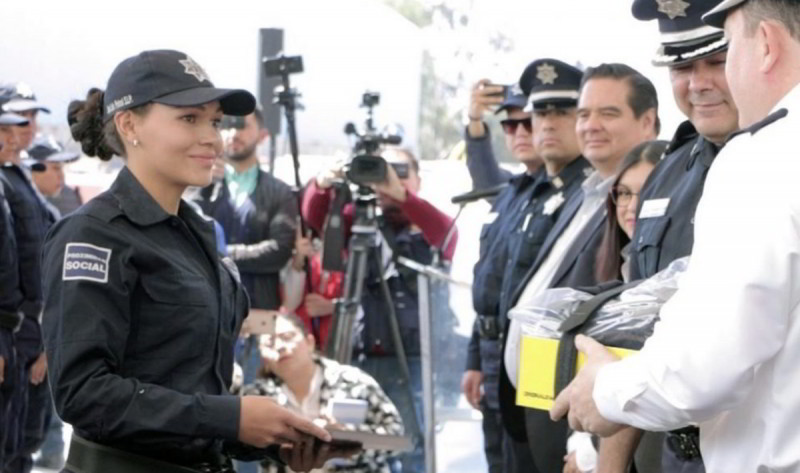Foto: Cortesía Se gradúa la primera policía transgénero en San Luis Potosí