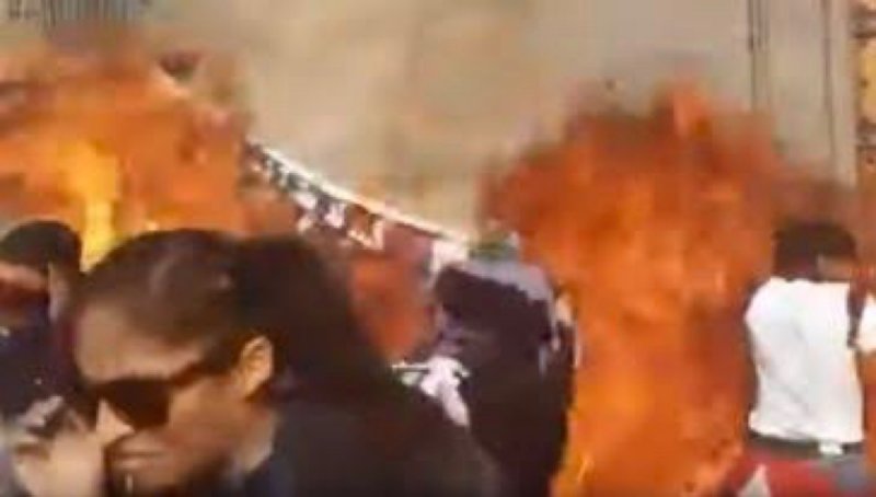 Foto: Cortesía Mujer policía podría perder la pierna tras agresión con bomba molotov en Marcha Feminista