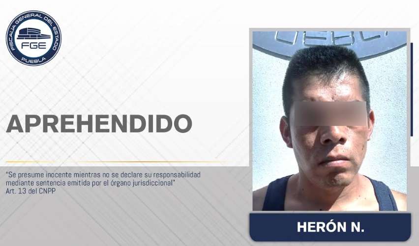 Foto: Cortesía FGE aprehendió a presunto homicida de turistas en Cuetzalan.