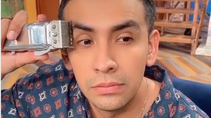 Foto: Cortesía Así luce “El Capi Pérez” sin cejas luego de perder apuesta (Video)