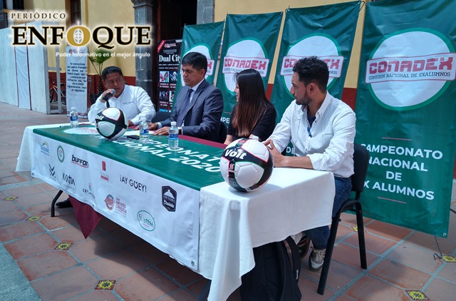 Foto: Omar Sánchez Anuncian torneo de la Conadex 2020 en San Andrés Cholula