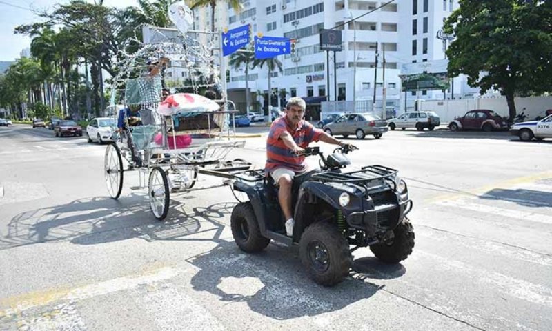 Foto: Cortesía Cambian a motocalandrias en Acapulco