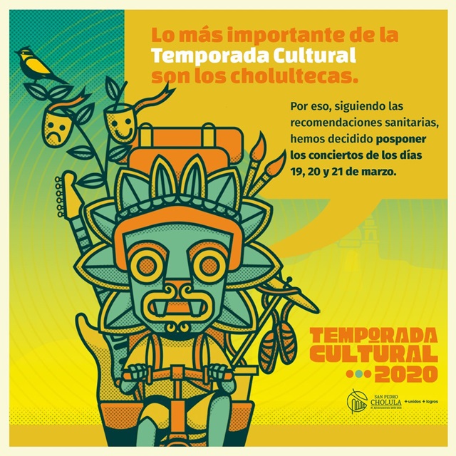 Foto: Cortesía Suspende San Pedro Cholula conciertos de Equinoccio por Coronavirus