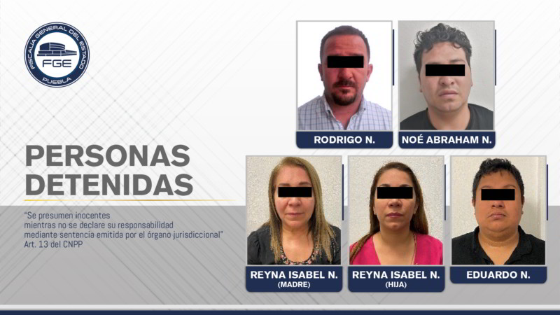 Foto: Cortesía Cae peligrosa banda dedicada al robo de vehículos y secuestro