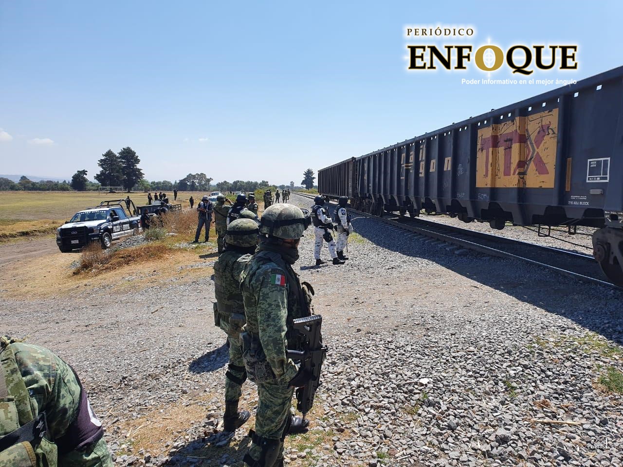 Foto: Cortesía Intentos del robo al tren continúan, GN frustra de nuevo