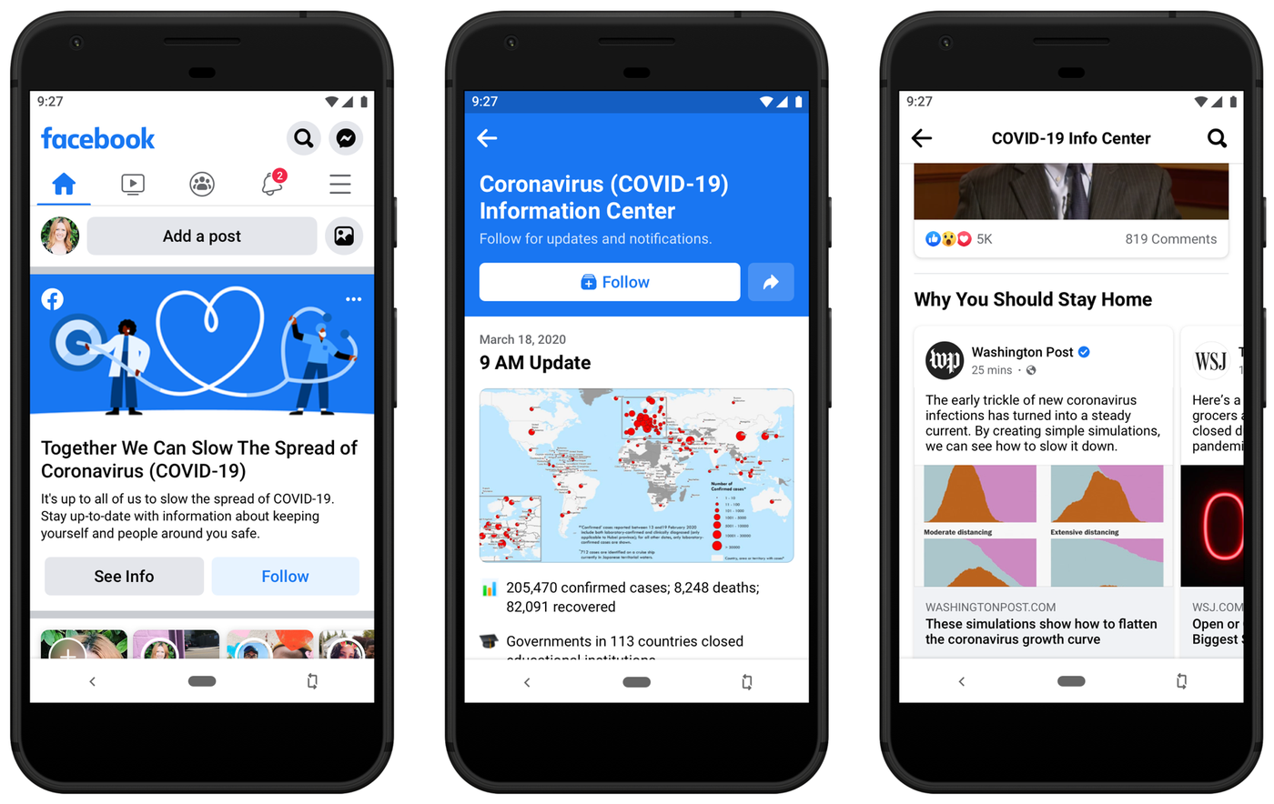 Foto: Cortesía ¡No más fake news! Facebook tendrá página informativa sobre COVID-19 para frenarlas