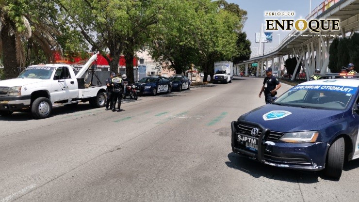 Foto: César Valdez Realizan operativo Moto en Regla en el boulevar Hermanos Serdán (Video)