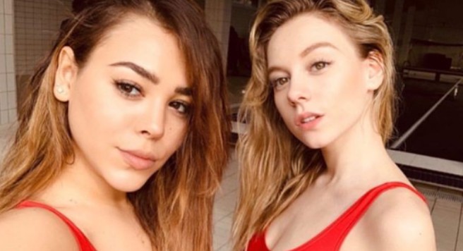 Danna Paola y Ester Expósito incendian TikTok con sexy video