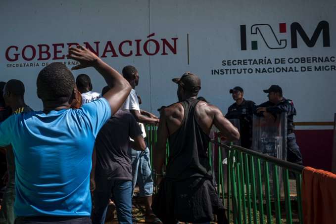 Foto: Cortesía Migrantes se amotinan, exigen ser repatriados por coronavirus