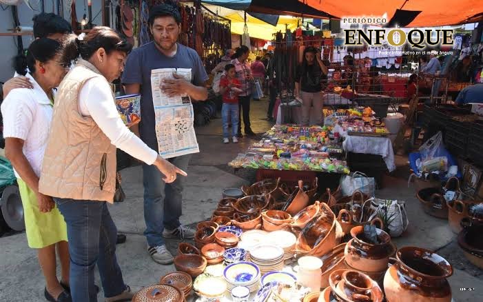 Foto: Cortesía Tianguis dominical sin suspensión por conflicto territorial entre Chiautempan y Tlaltelulco