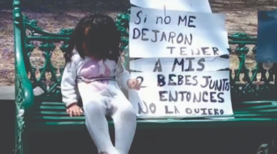 Foto: Cortesía En Puebla, abandonan y dejan amarrada a una niña de año y medio