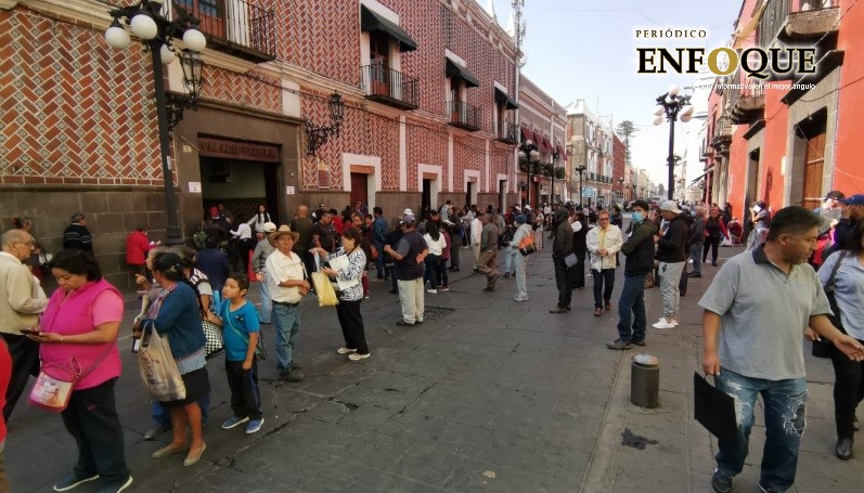 Foto: César Valdez 250 mil adultos mayores en Puebla reciben adelanto de pensión (Video)