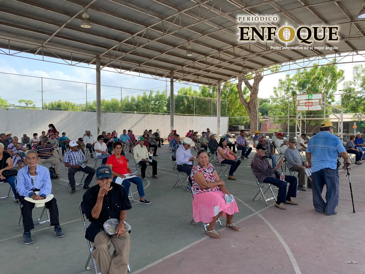 Foto: Cortesía Secretaría del Bienestar sin acatar medidas de contingencia por Covid 19