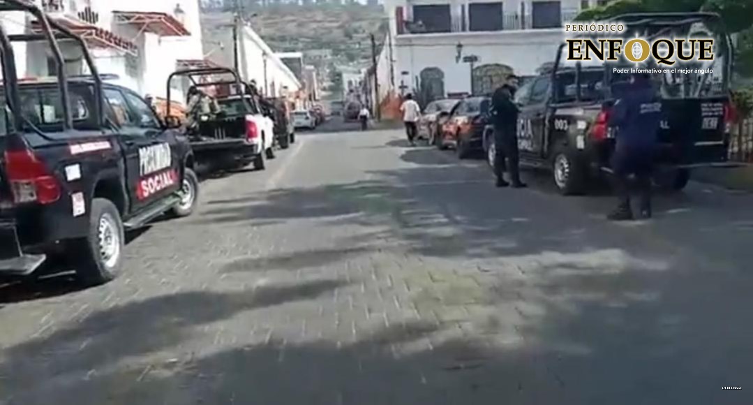 Foto: Cortesía Policías de Tecamachalco hacen paro de labores