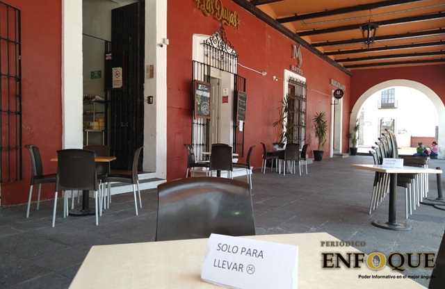 Exhortan a establecimientos a vender para llevar o a domicilio en San Pedro Cholula 