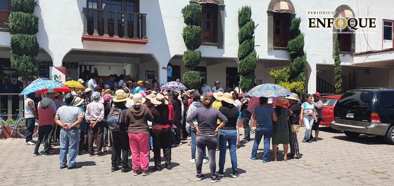 Foto: Cortesía Pobladores de Nopalucan exigen apoyos por contingencia