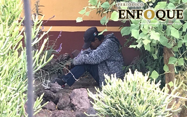 Envían a indigente a Hospital General de Cholula por posible Covid-19