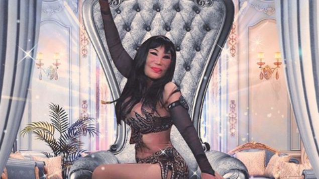 Foto: Cortesía Lyn May recuerda su mejor época como vedette compartiendo fotos de su juventud