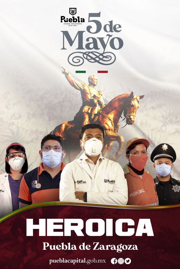 Foto: Cortesía En el marco del Aniversario de la Batalla del 5 de mayo, reconocen el valor heroico de la ciudadanía poblana