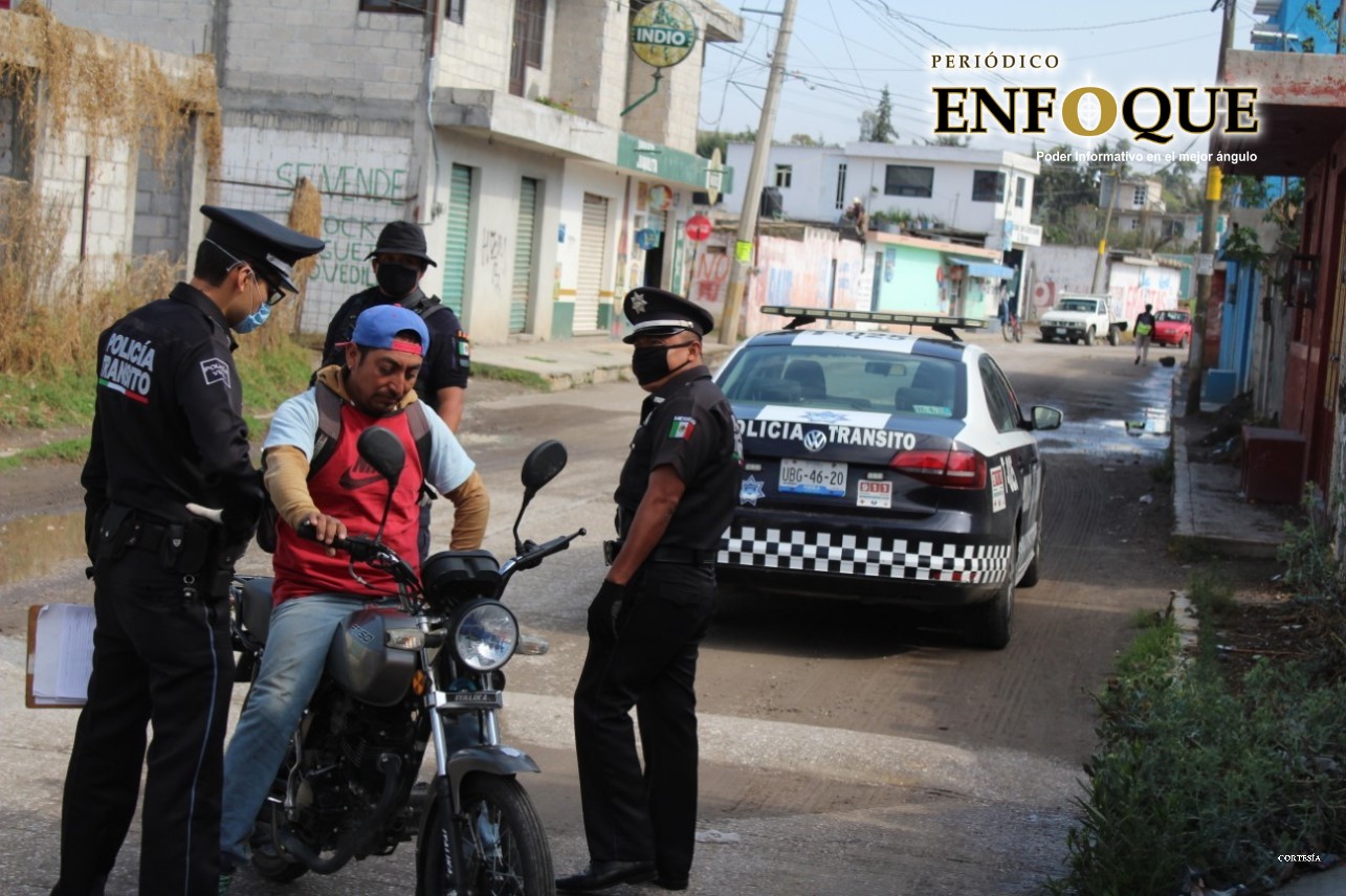 Foto: Cortesía Amozoc implementa operativos para identificar vehículos con reporte de robo