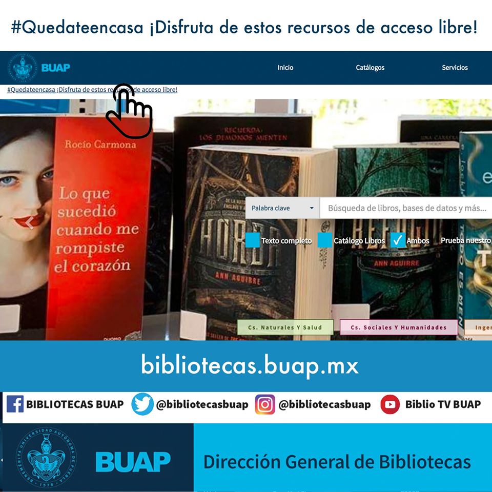 Foto: Cortesía BUAP da acceso libre a su biblioteca en línea