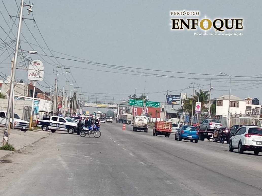 Realizan Operativo “Hoy no Circula” en Amozoc y Tepeaca