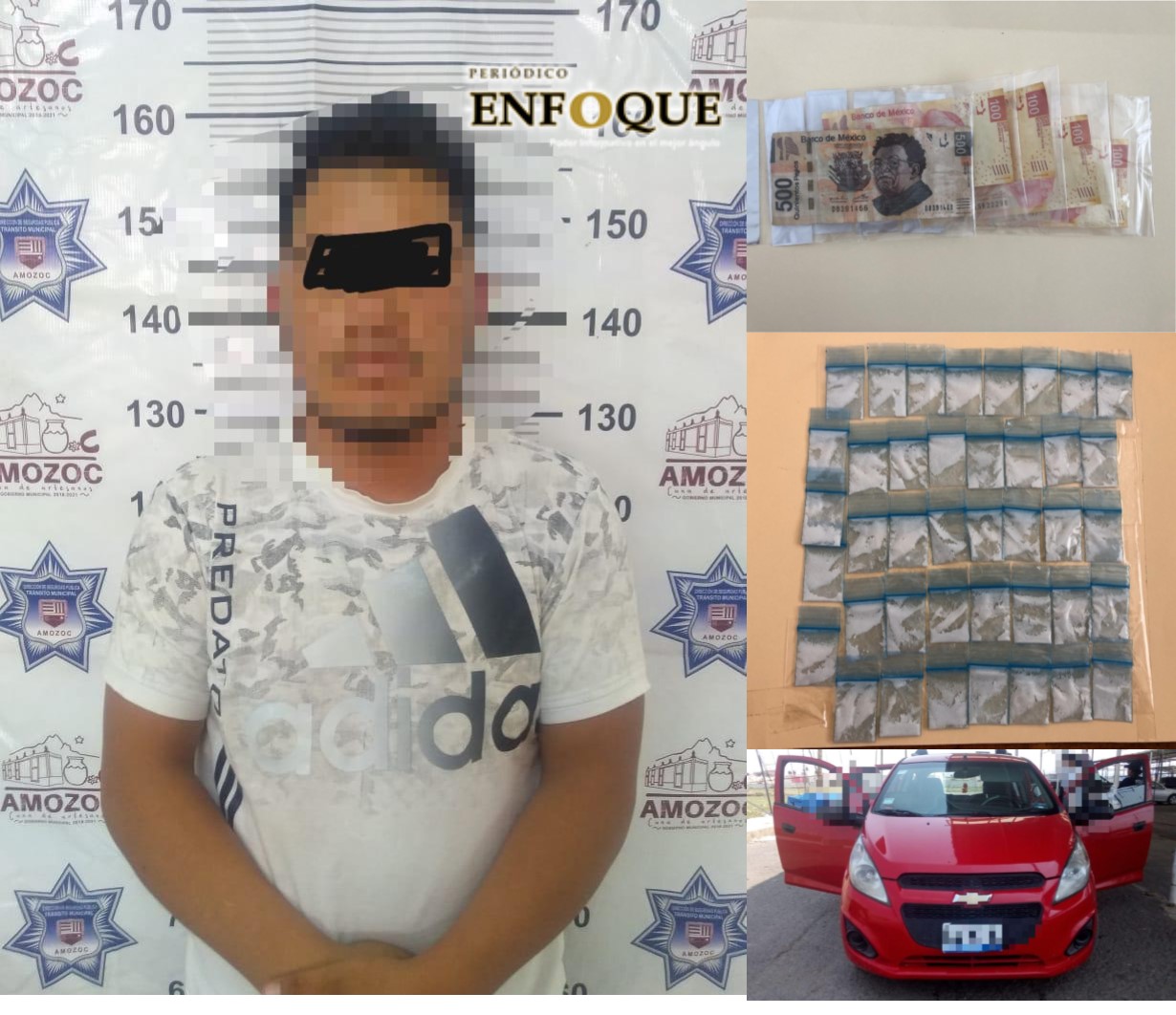 Foto: Cortesía Detiene Policía de Amozoc a sujeto acusado de robo