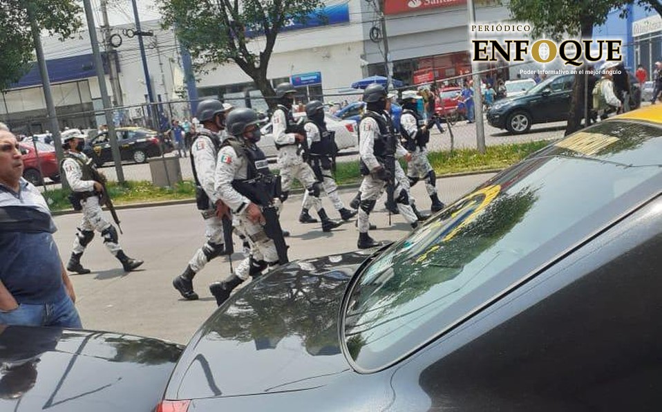 Foto: Alex Muñoz  Guardia Nacional decomisa objetos prohibidos en la Fayuca